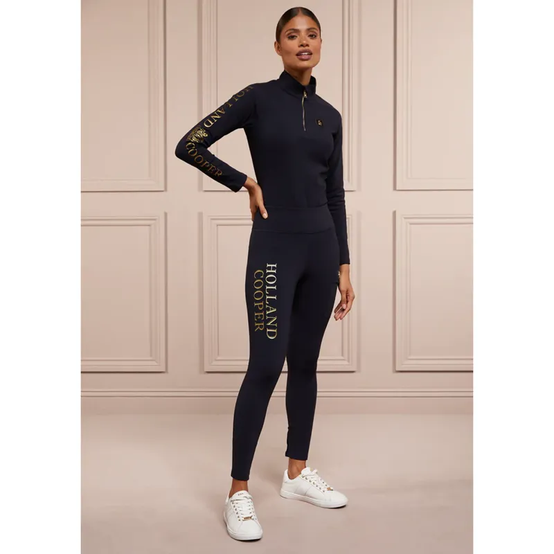 Holland Cooper Halcot Thermal Legging - Ink Navy